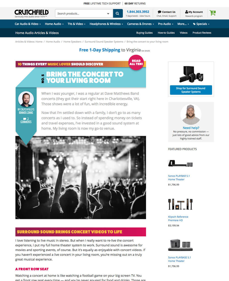 Ten Things full article page